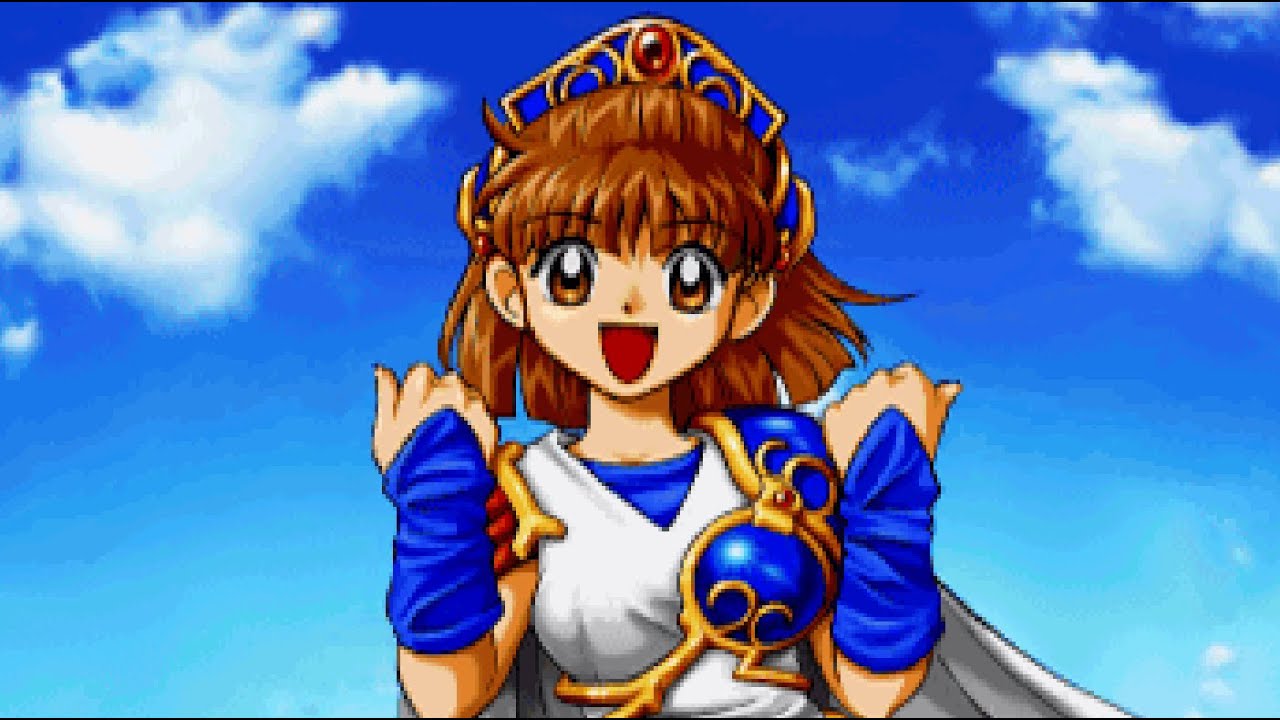 Madou Monogatari (SEGA Saturn) Episode 1 - Grand Sealing Tower (flashing lights warning)