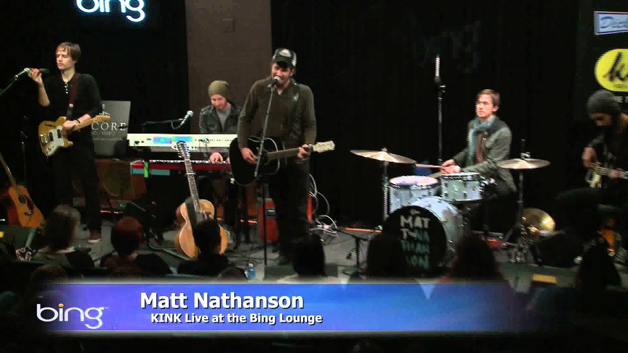 Matt Nathanson - Bottom Of The Sea (Bing Lounge)
