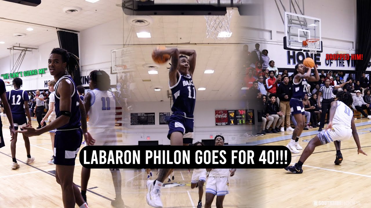 HE CAN'T BE STOPPED! Labaron Philon goes for 40 AGAIN!
