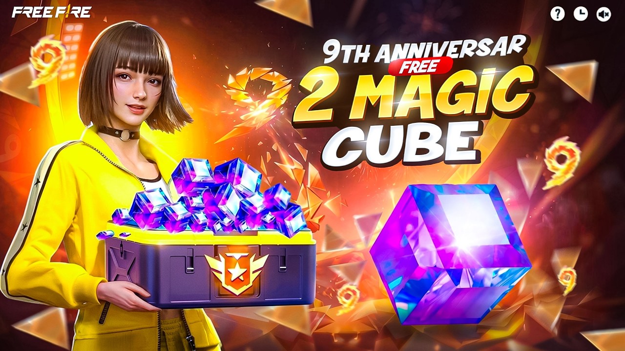 সবাই ফ্রীতে🤩ম্যাজিক কিউব নিয়ে নাও || FREE FIRE MAGIC CUBE EVENT || 9TH ANNIVERSARY EVENT FREE FIRE