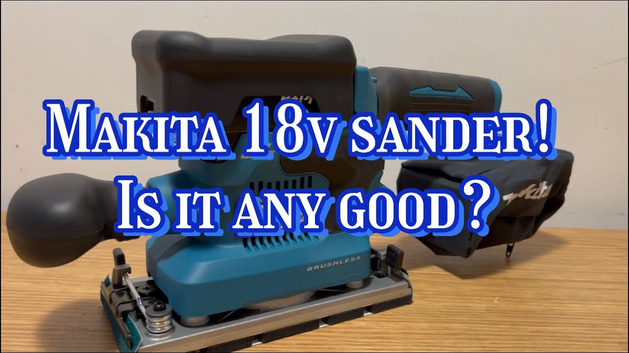 THE NEW MAKITA 18v SANDER!!FULL REVIEW AND TEST OF THIS AWESOME NEW TOOL! PLUS JOINER LOVE ❤️