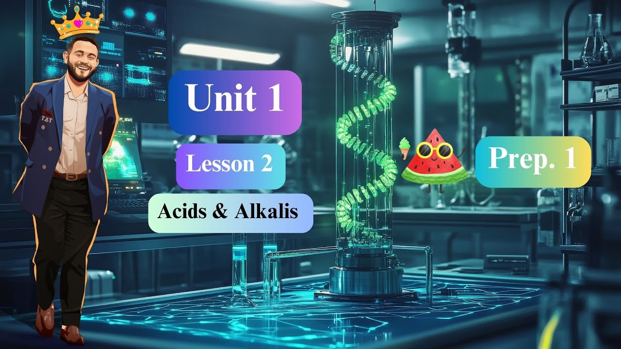 SCIENCE  l Prep. 1 l - Unit 1 - Lesson 2 : Acids & Alkalis