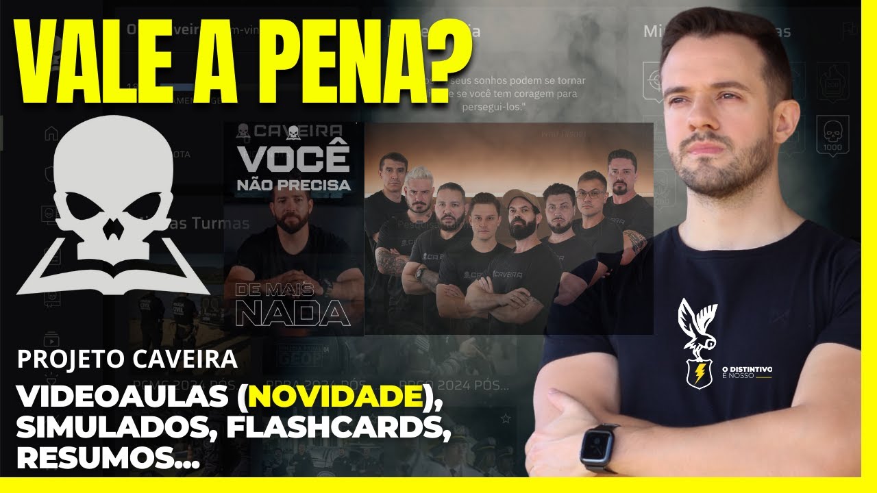 NOVO PROJETO CAVEIRA: Vale a pena para concurso público policial? Análise SINCERA!