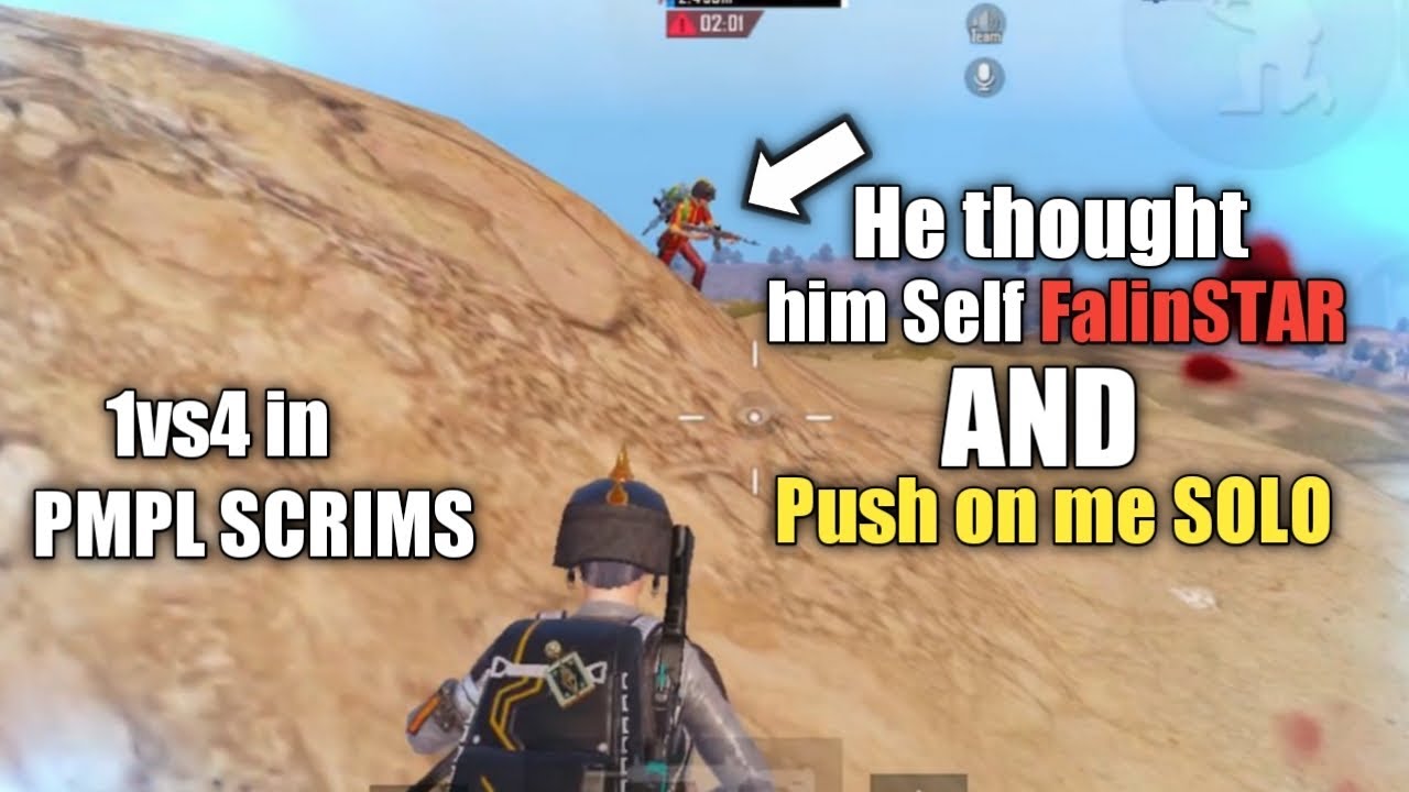 He thought him self FalinStar and Pushed on me and this happened &bull; 1vs4 Pmpl Scrims? &bull; ZYROG