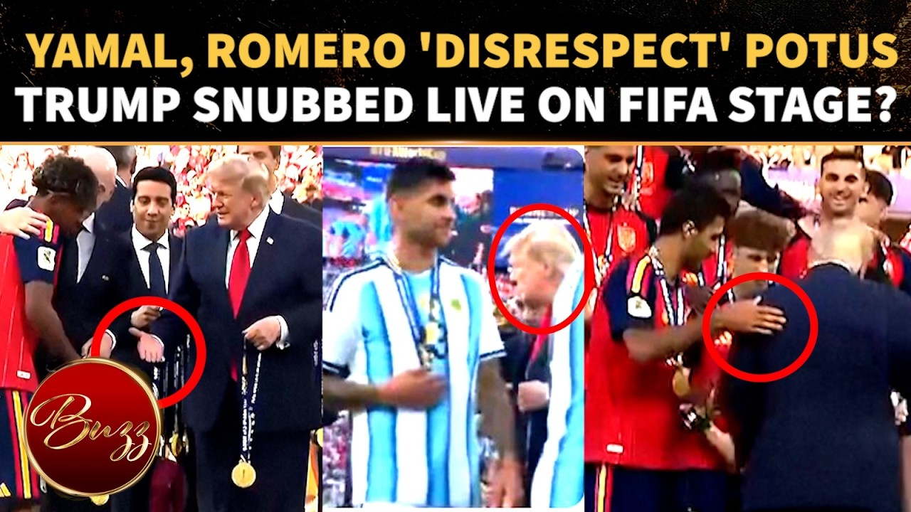 Lamine Yamal, Romero 'REFUSE TRUMP'S HANDSHAKE'? Watch POTUS' Most Awkward World Cup Moment
