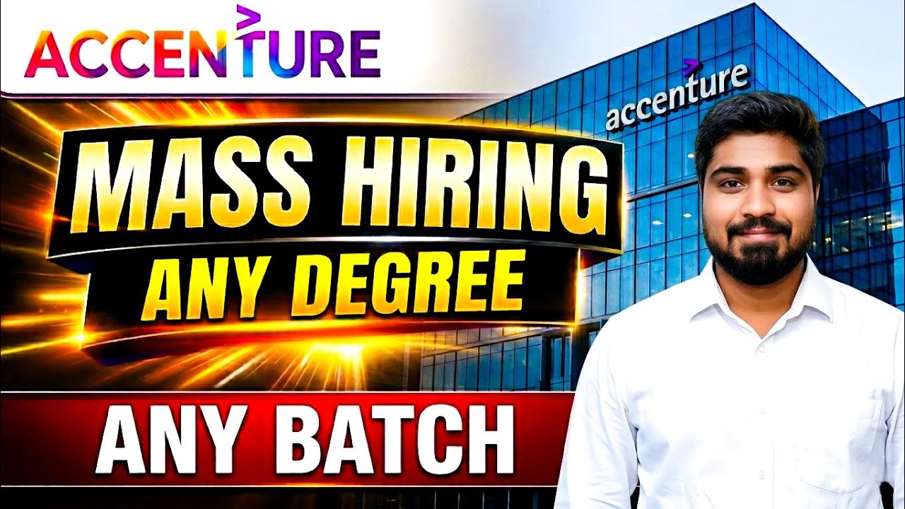 Accenture mass hiring | Register now | IT & Non - IT Roles | Any degree| @ajayhr_01