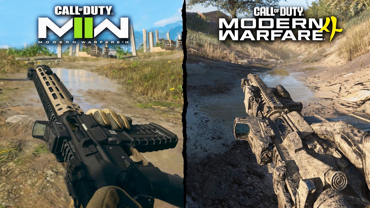 Call of Duty Modern Warfare 4 vs Call of Duty Modern Warfare 2 - Physics and Details Comparison