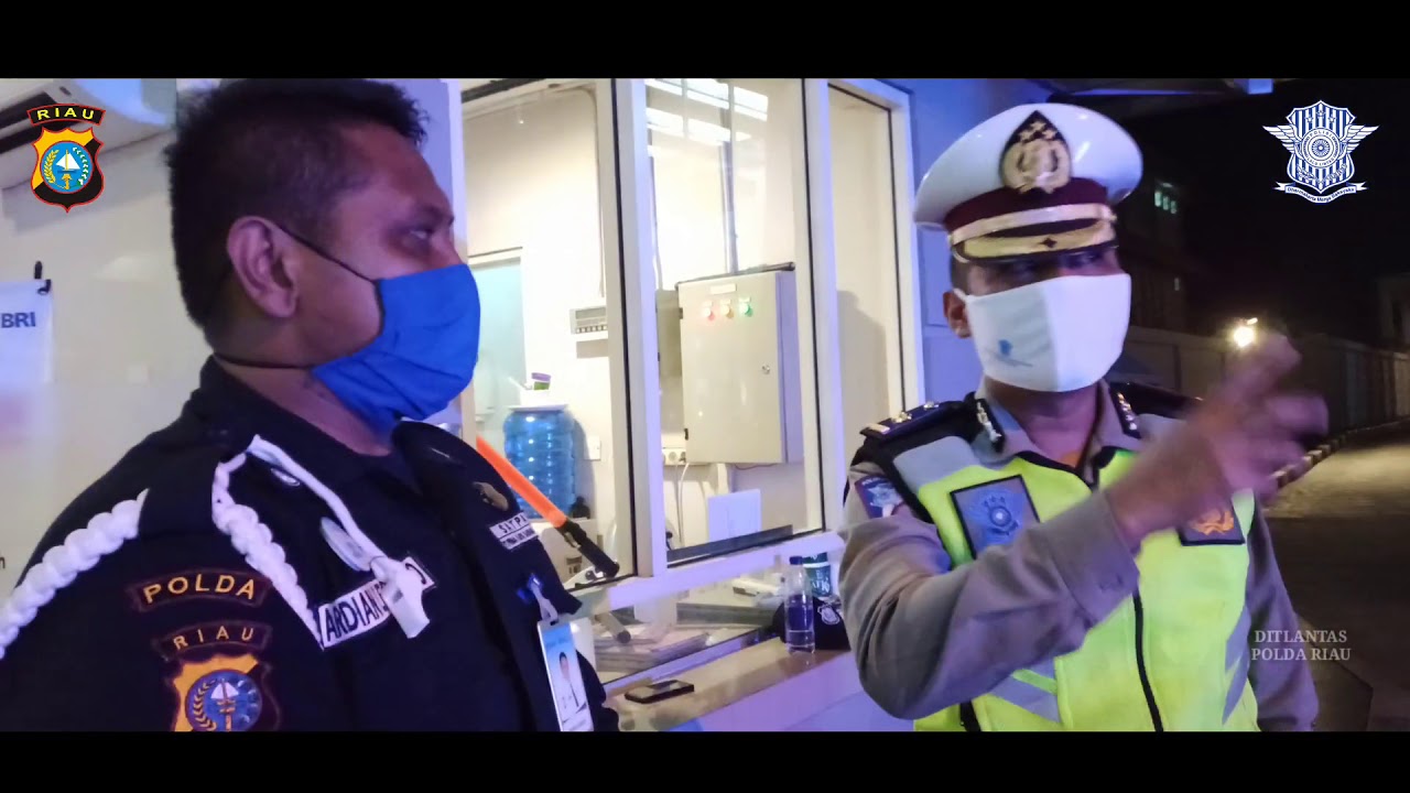 Baru saja. Datangi SATPAM Bank BRI. ini Pesan Pamenwas Ditlantas Polda Riau