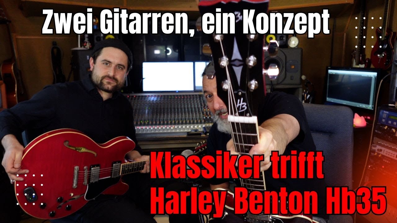 Zwei Gitarren, ein Konzept: Klassiker trifft @Harley Benton Hb35 ✔️ #osmator #ossypfeiffer