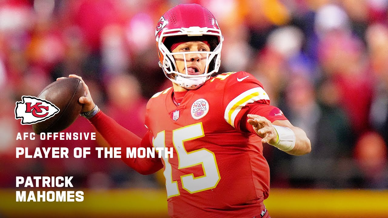Best Plays of November From AFC Offensive Player of the Month Patrick Mahomes!
