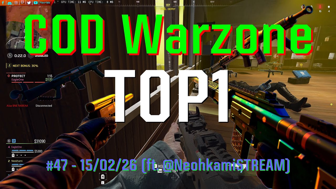 COD Warzone TOP1 - 47 [4K] - Session of 15/02/26 (ft. @NeohkamiSTREAM)
