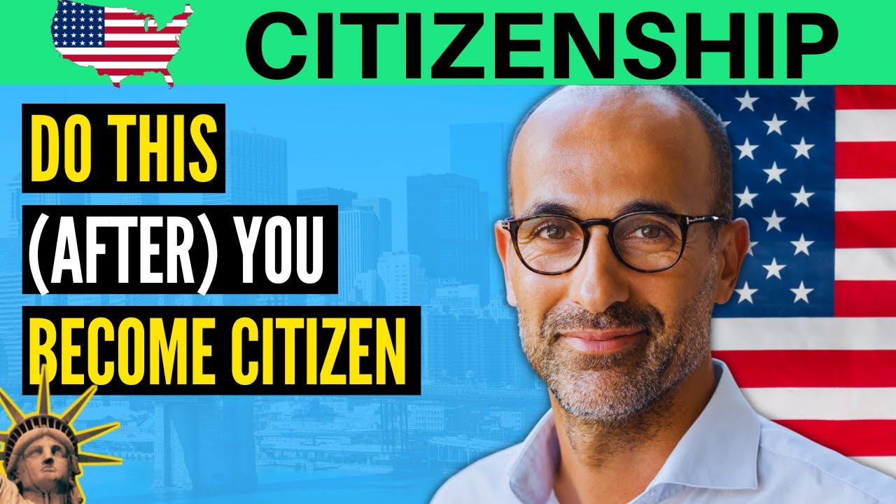 5 (important) things you MUST do after US citizenship (naturalization ceremony).