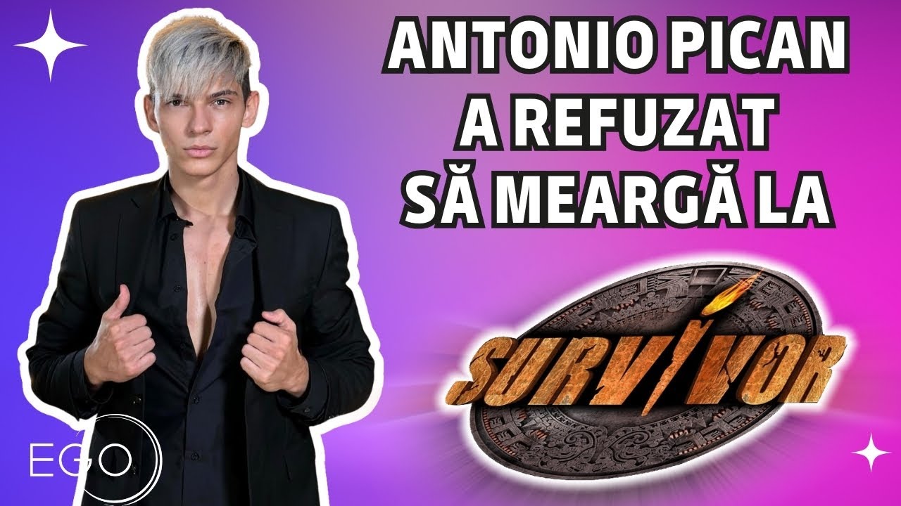 De ce a refuzat Antonio Pican să meargă la Survivor România? “Mă confruntam cu...”