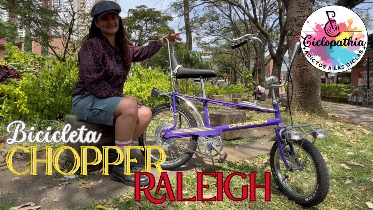 ¡Aquí está la Chopper Raleigh! la bicicleta más rebelde de su época 60s y 70s