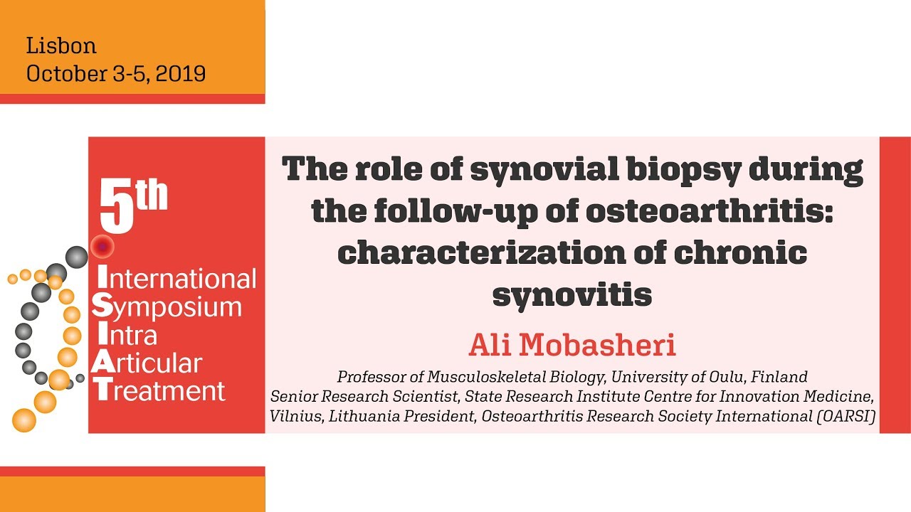 The role of synovial biopsy during the follow-up of osteoarthritis: