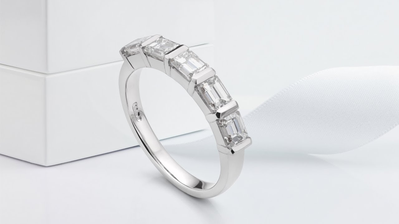 Re Made Emerald Cut Diamond Ring