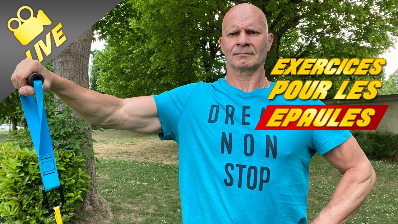 Comment obtenir des épaules musclées avec des élastiques ?