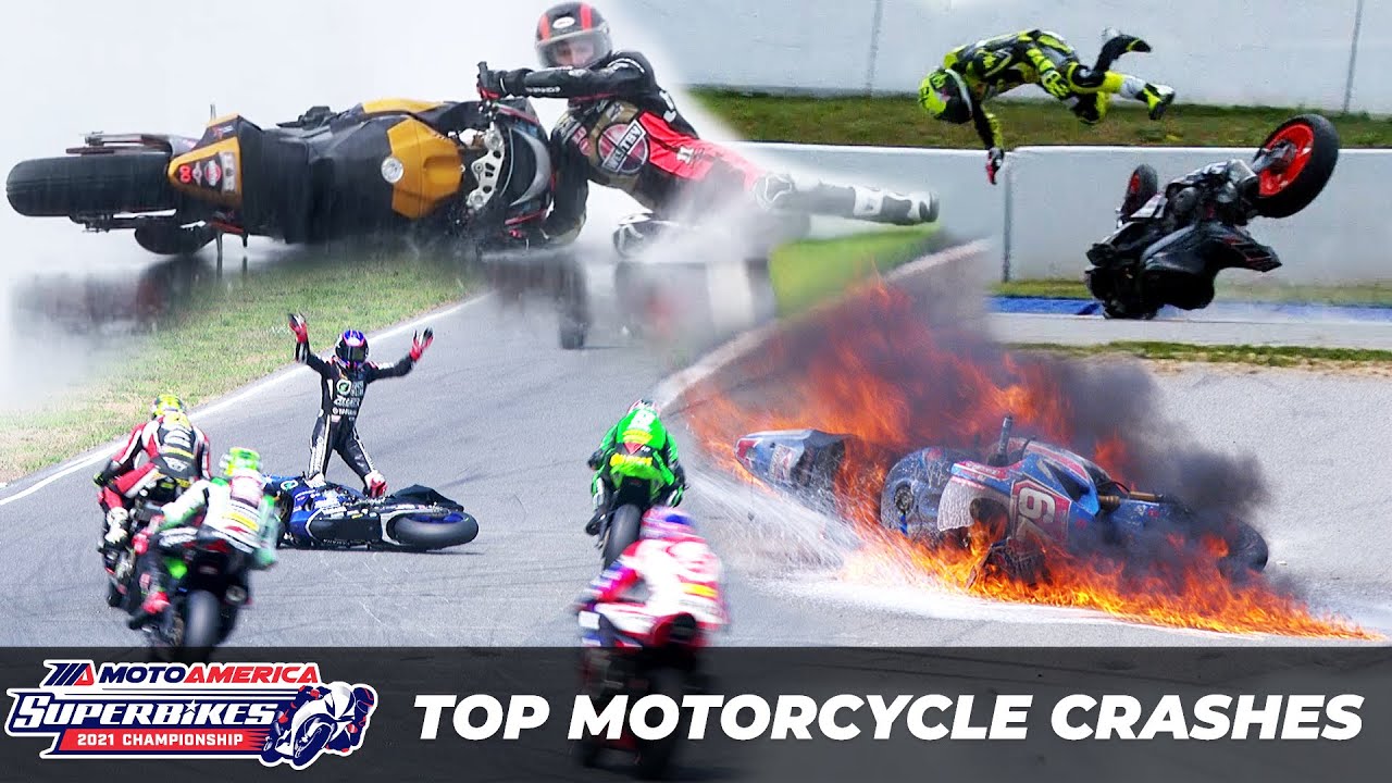 Самые громкие аварии с участием мотоциклов: MotoAmerica 2021