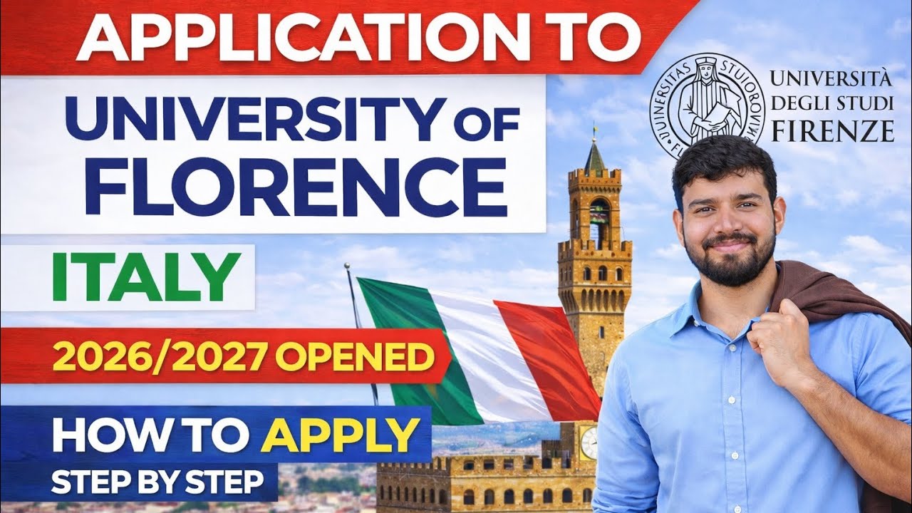 👉 University of Florence Italy Application 2026/2027 |Step-by-Step Guide for International Students#