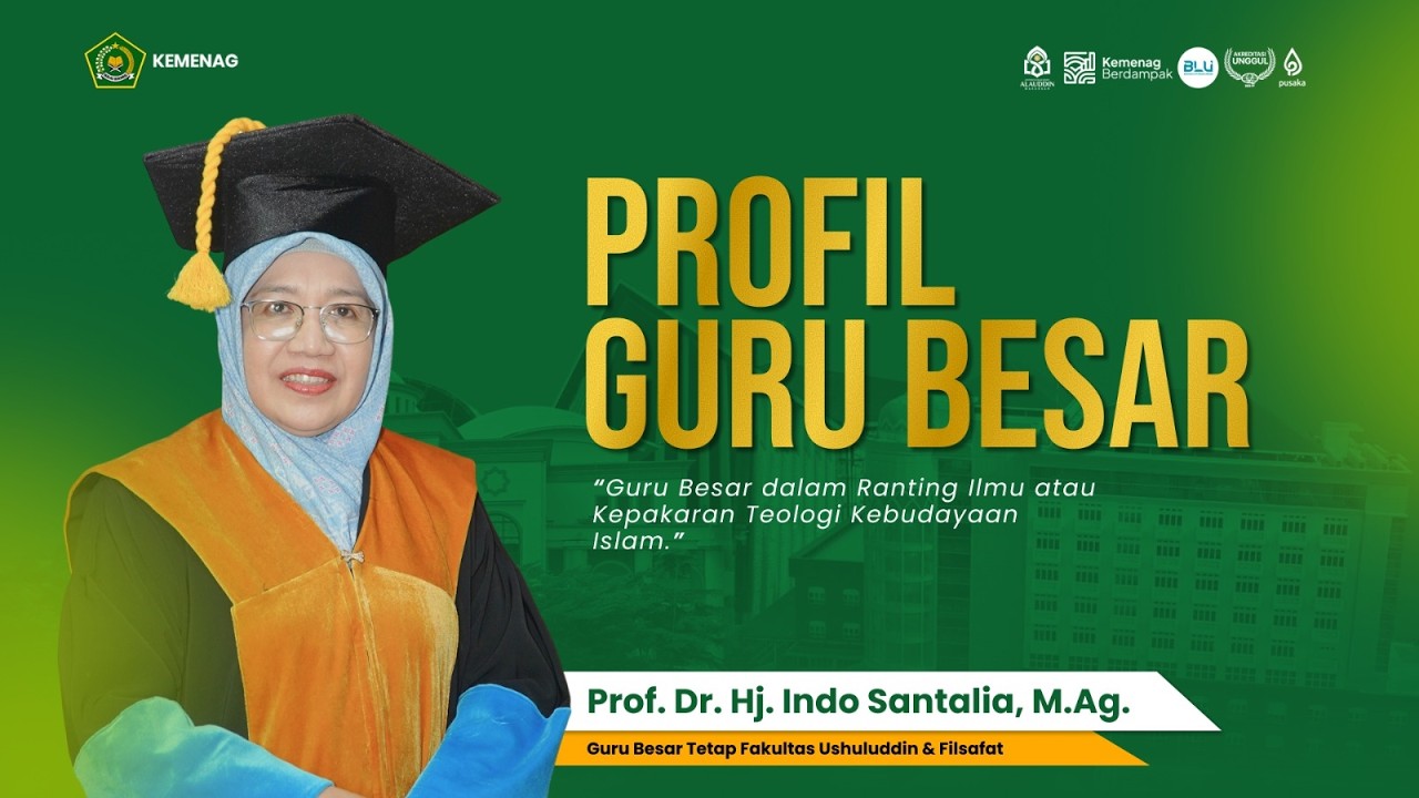 Profil Prof. Dr. Hj. Indo Santalia, M.Ag.