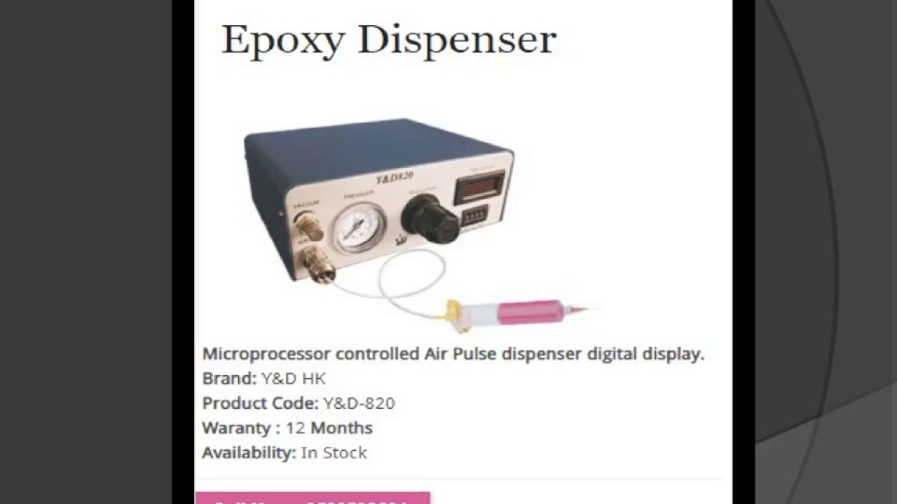 Epoxy Dispenser