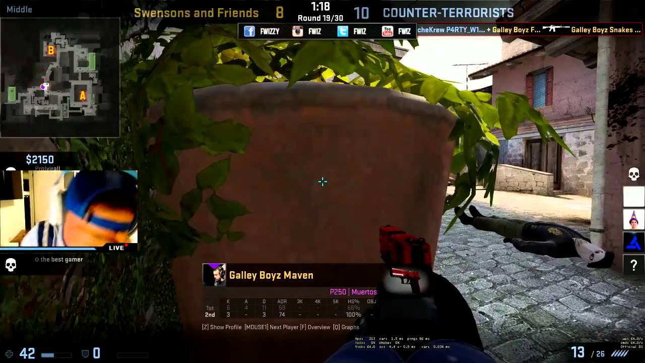 Major CS:GO Grenade Fail