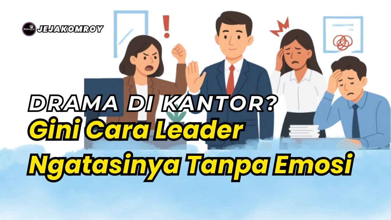 Drama Kantor! Ini Tips Menyelesaikan Konflik Tanpa Emosi #leadership #leadershipdevelopment