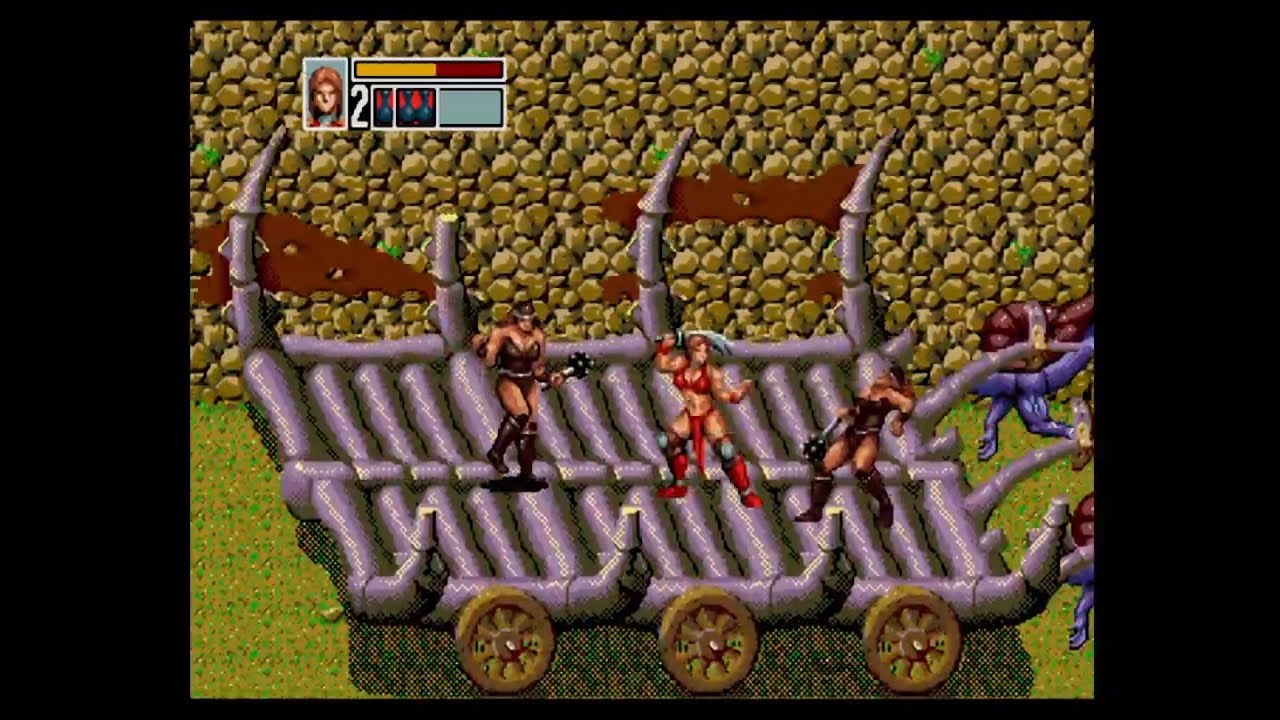 SEGA Mega Drive Classics PS4: Golden Axe 3 (Stage 1 & 2) Gameplay