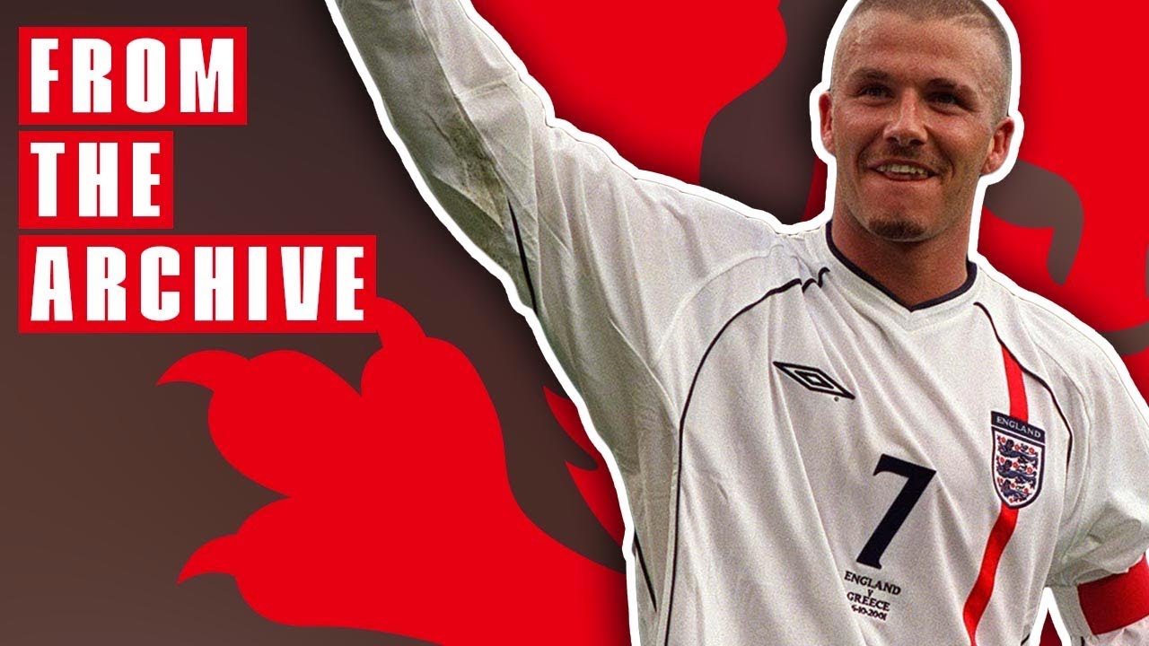 David Beckham v Greece 2001 | From The Archive