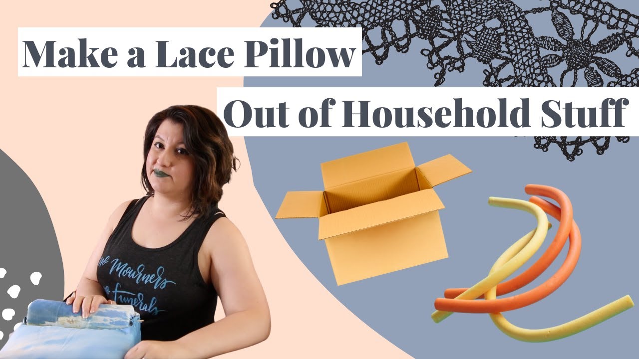 How to make a bobbin lace bolster pillow!