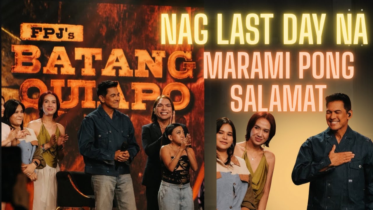 Batang Quiapo nag last day na! ASAP dance prod kami! Maraming Salamat Kapamilya!