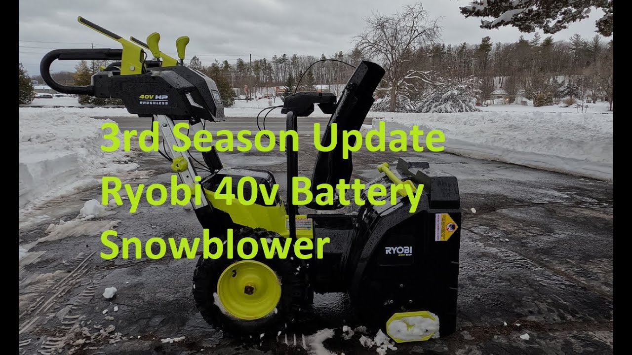 Ryobi 40v Electric Snow blower - long term update