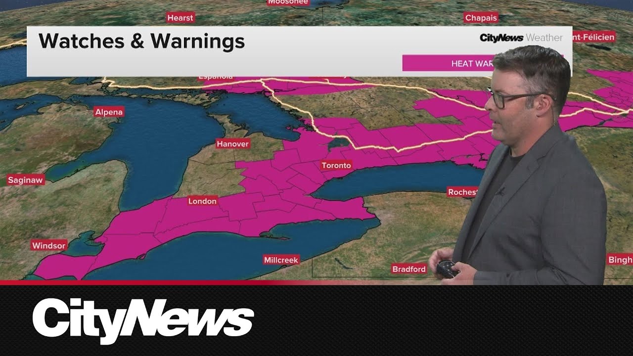 Southern Ontario heat warnings: Here's when it's expected to cool down