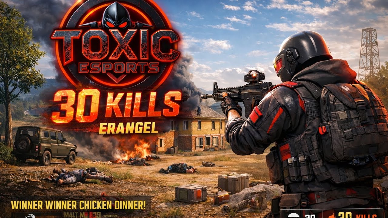 30 KILLS WIN TEAMTOXIC  SOLO 18 KILLS | PUBGMOBILE