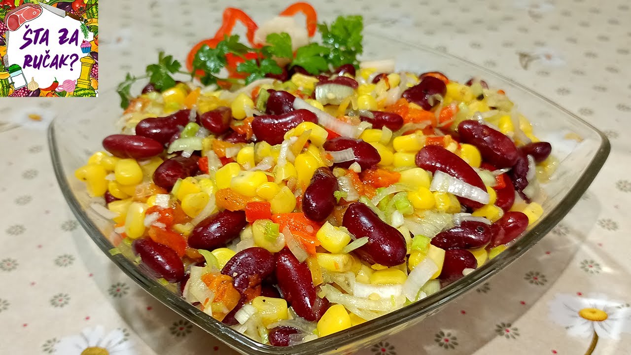 Posna salata sa pasuljem
