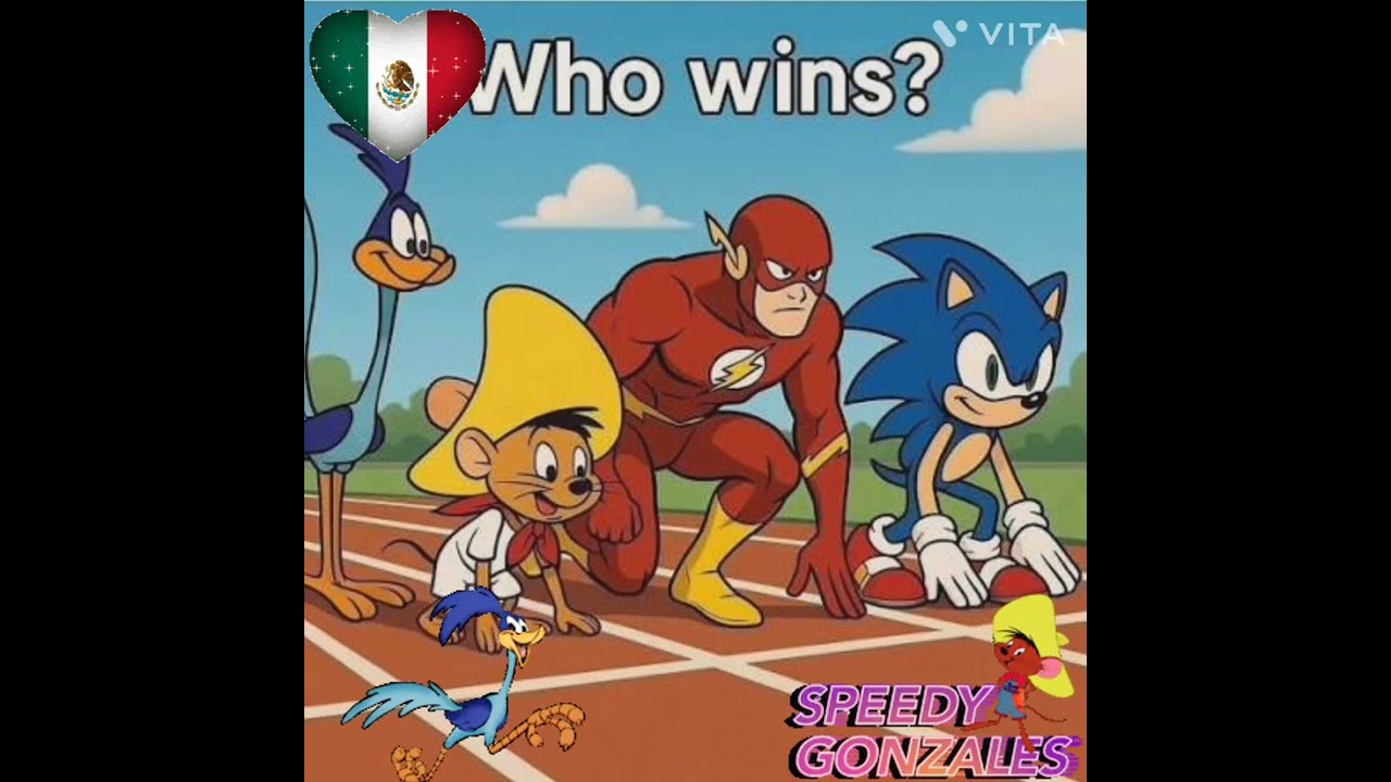 Speedy González 🐭 vs el Correcaminos quién es más veloz 🤔🇲🇽