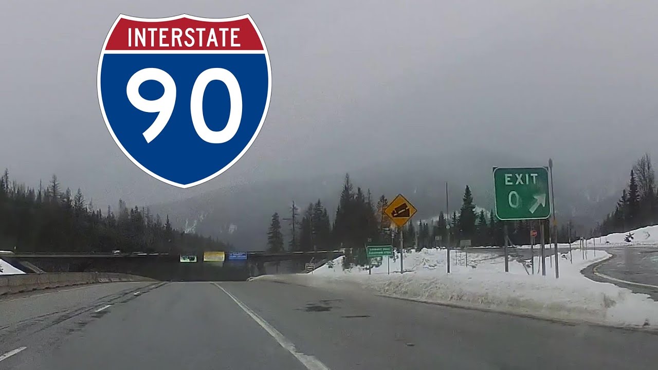 Seattle WA to Missoula MT road trip via Interstate 90