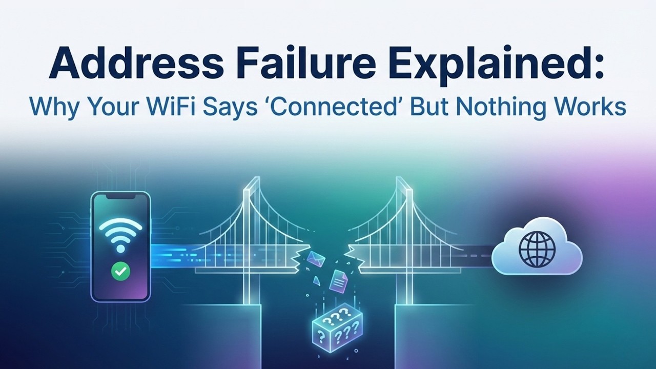 Address Failure Explained: Why Your WiFi Says 'Connected' But Nothing Works
