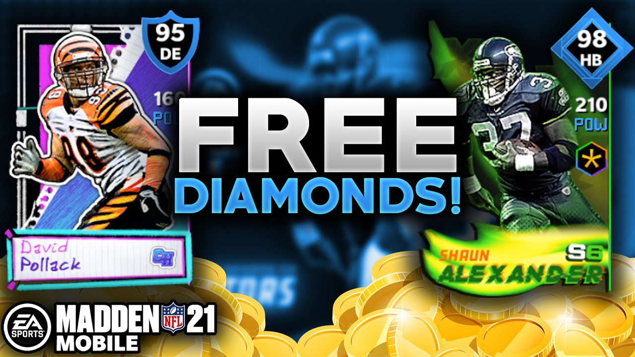 HOW TO GET FREE DIAMONDS IN MADDEN MOBILE 21!