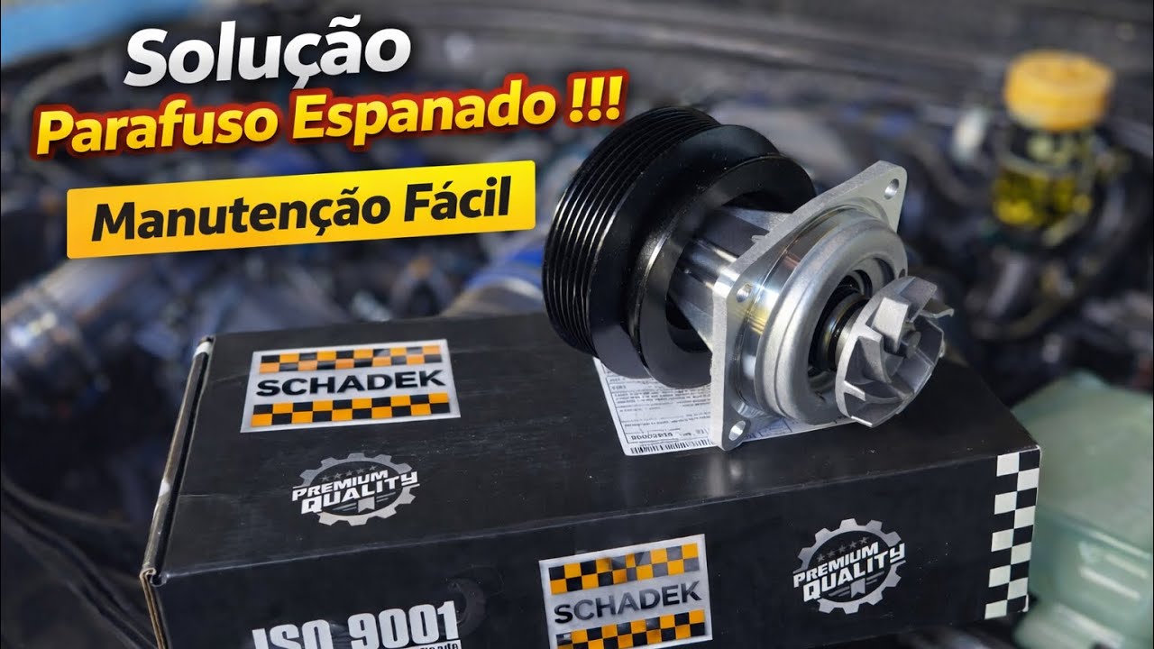 TROCA BOMBA D´ÁGUA FIAT TIPO 1.6 - DICA ROSCA DA BOMBA ESPANADA - FAÇA VOCÊ MESMO - DIY
