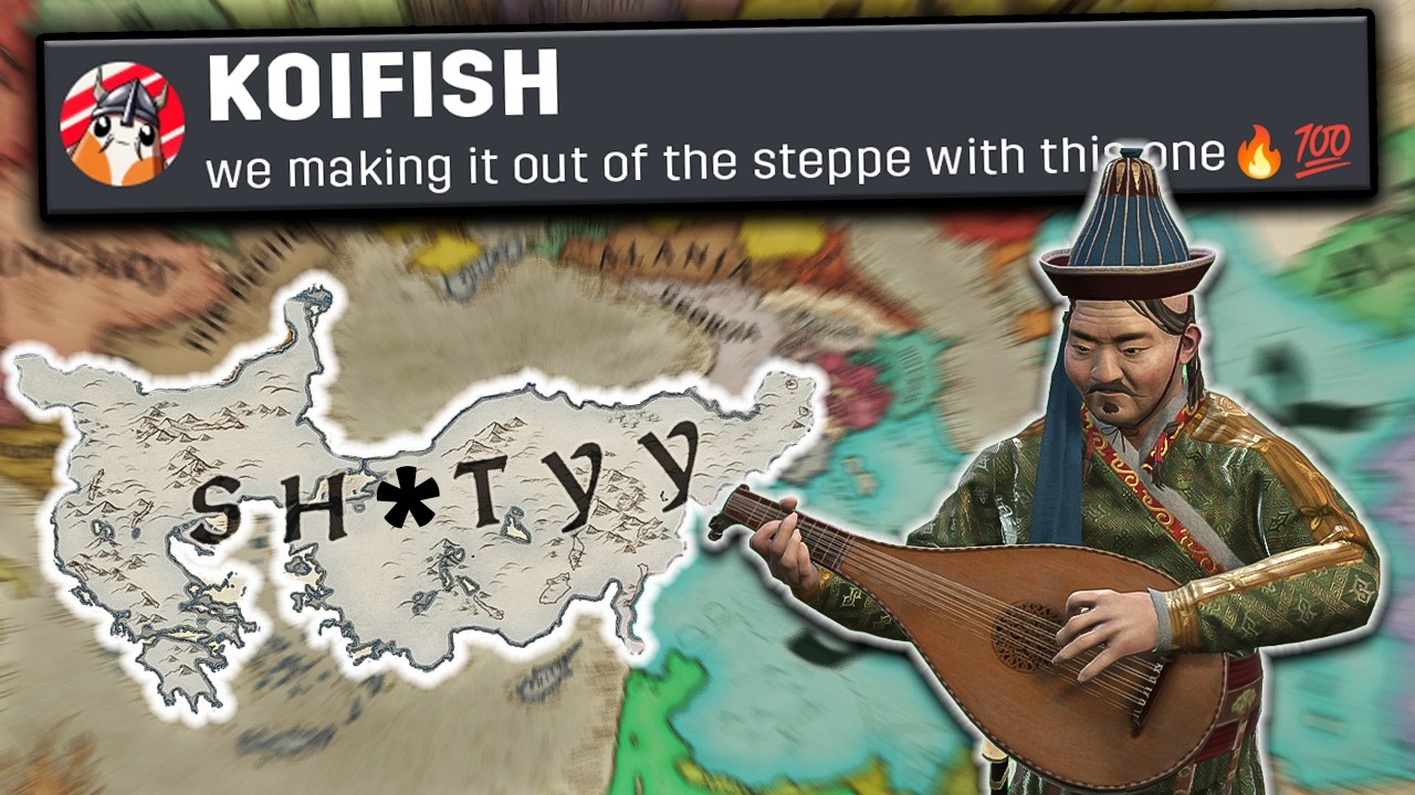 We try to leave the steppes as FAST as we can in CK3