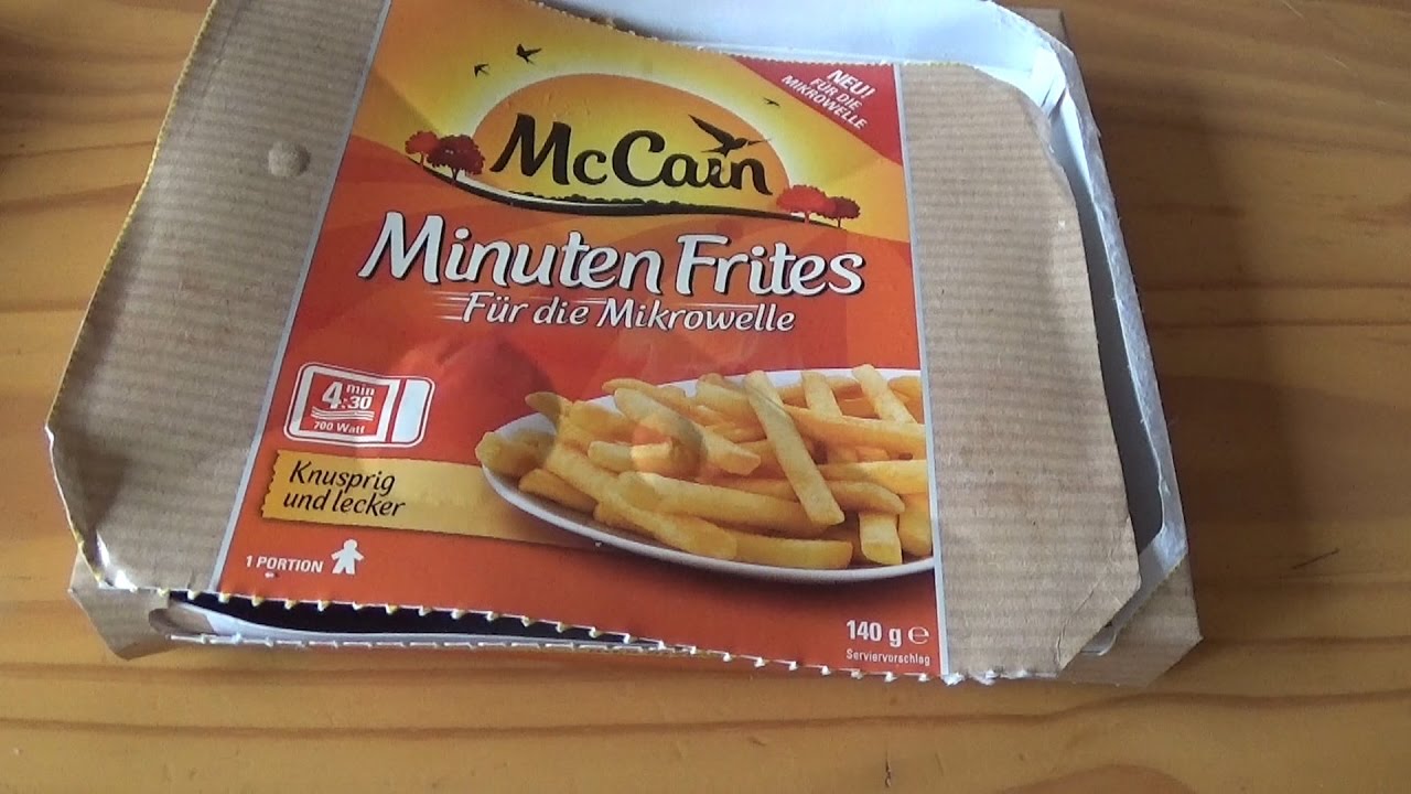 McCain Minuten Fries für die Mikrowelle - Test