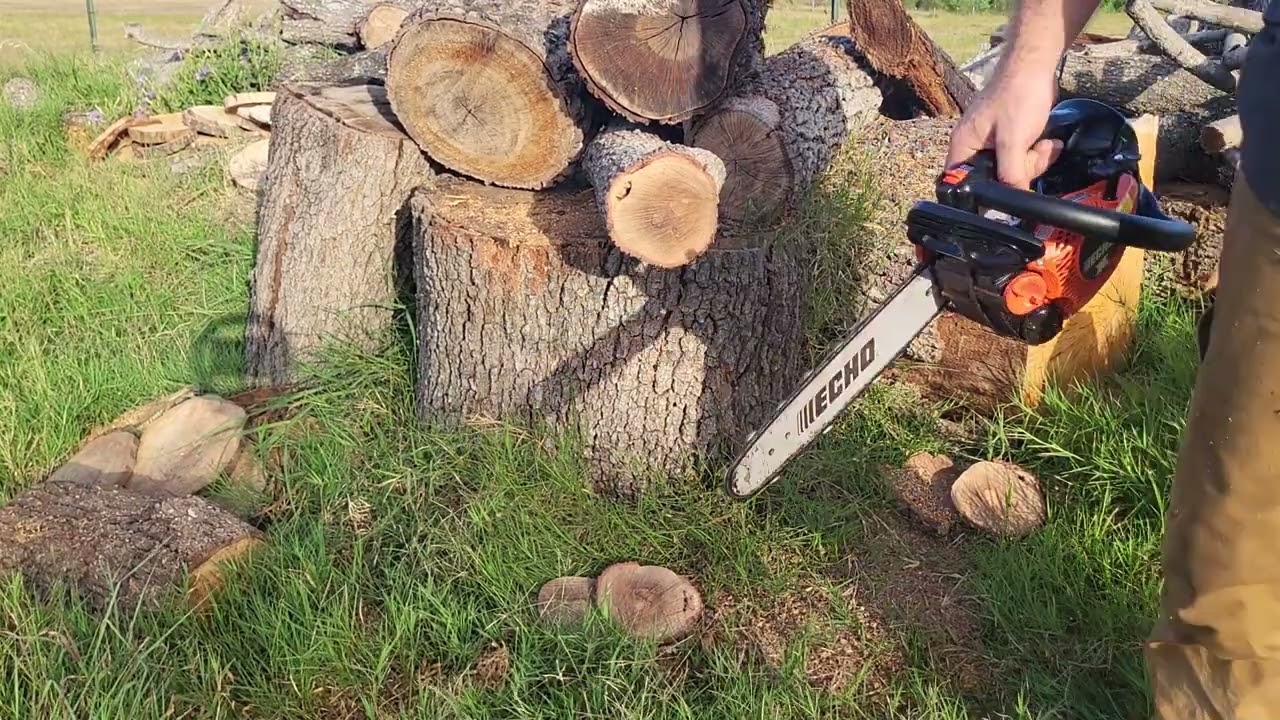 Echo Cs-2511T -Before and after Egan Performance pipe and tune