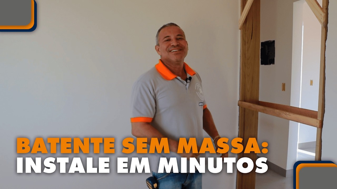 Como colocar batente de porta no prumo em minutos