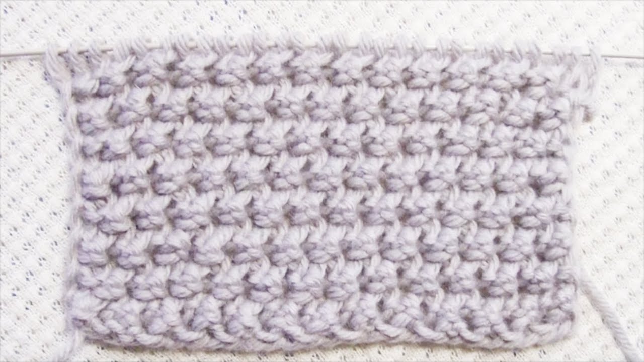 这么立体有质感的棒针花样，原来织法这么简单，一款小花球针编织教程 Easy Knitting Stitch Pattern For Gents Sweater