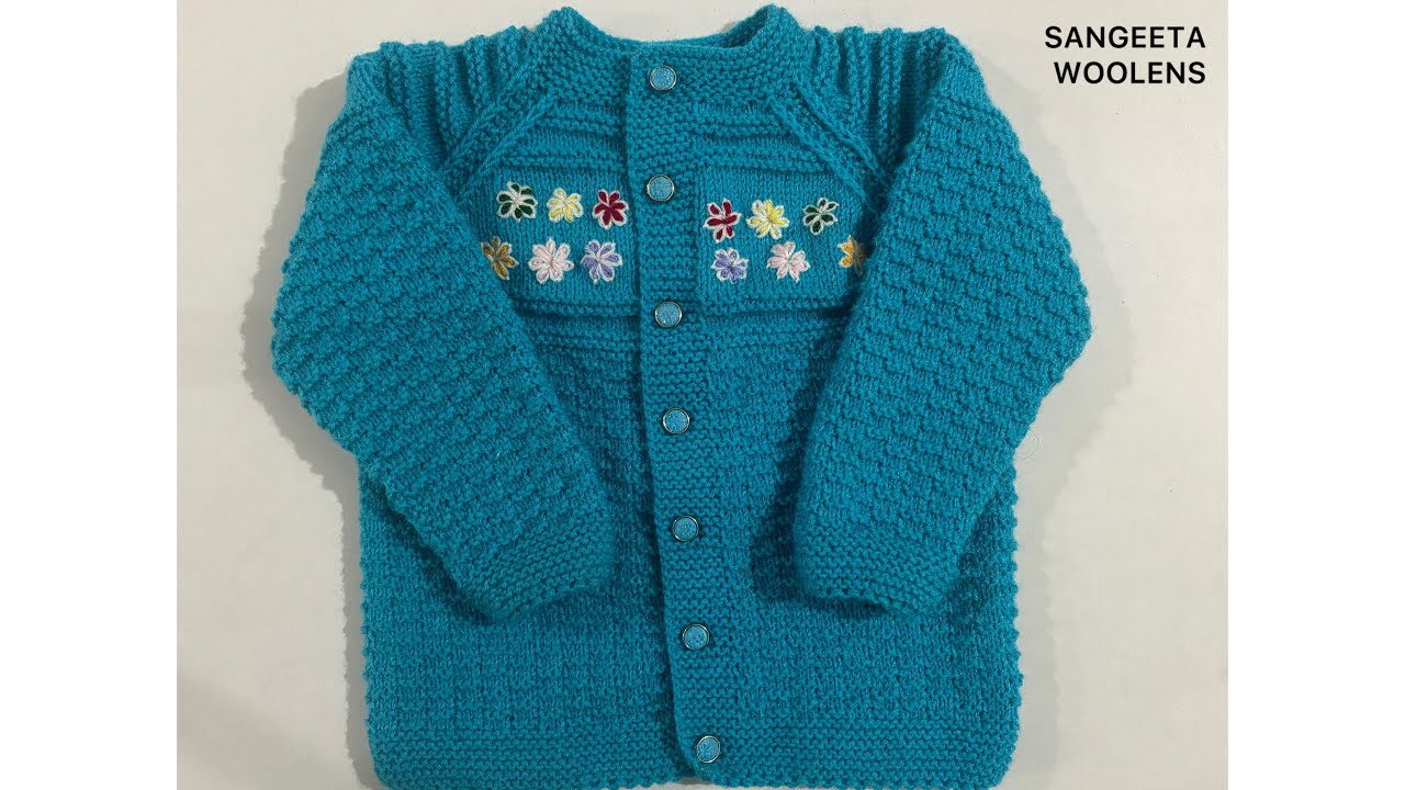 Baby cardigan for 1 to 1 1/2  year baby.