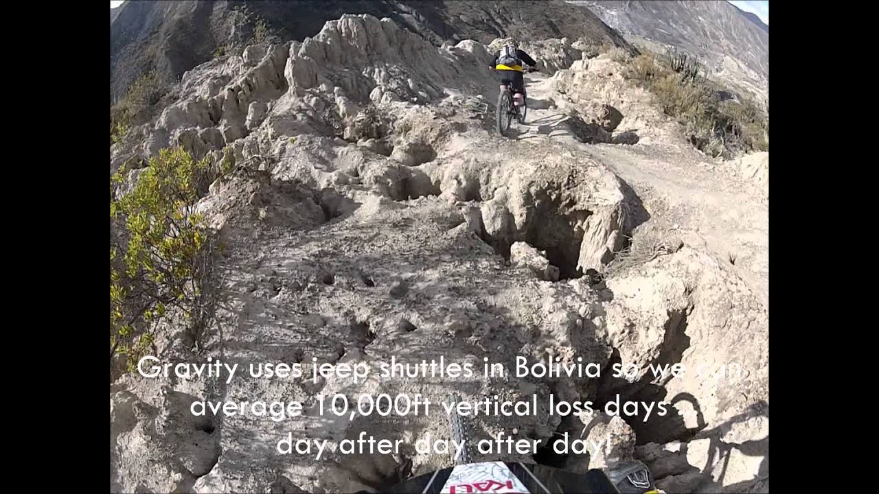 "Mind Your Step" Extremely Steep and Technical Downhill Mountain Biking Trail in Bolivia.
