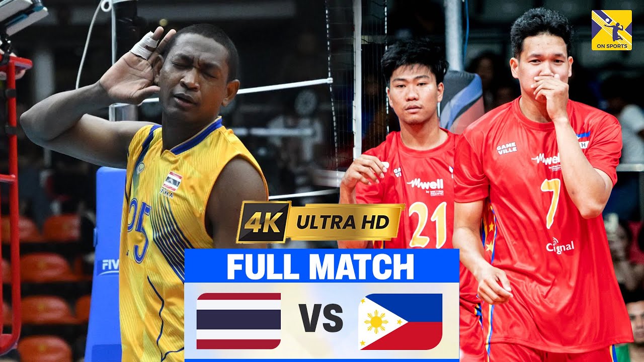 Full 4K | THAILAND vs PHILIPPINES | Kissada Nilsawai vs. Kim Malabunga - Volleyball ASEAN