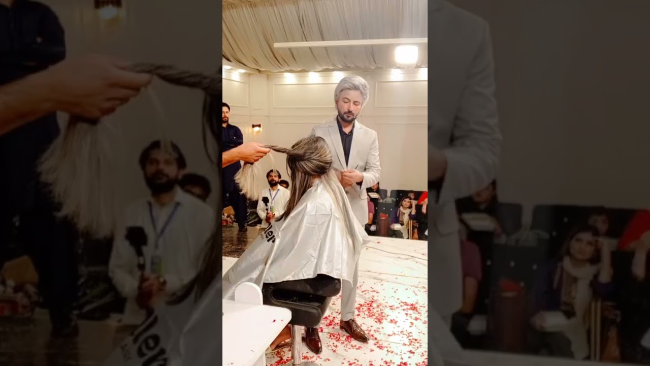 qaisar Baloch hair color demo