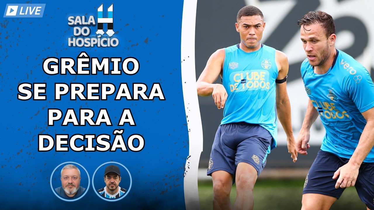 GRÊMIO SE PREPARA PARA A DECISÃO - BARRIGADAS SOBRE LATERAL 🔵⚪ ⚫ #AOVIVO #GREMIO